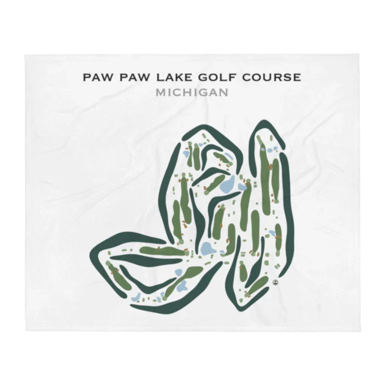 Paw Paw Lake Golf Course, Michigan - Printed Golf Courses