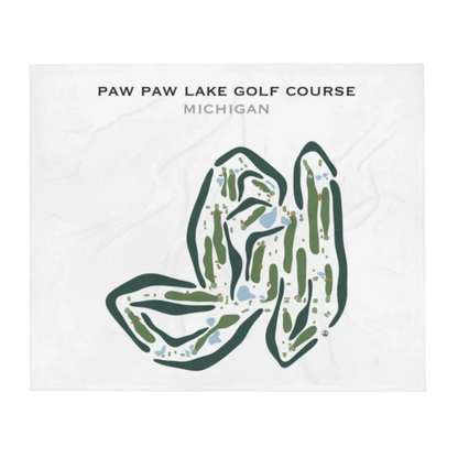 Paw Paw Lake Golf Course, Michigan - Printed Golf Courses
