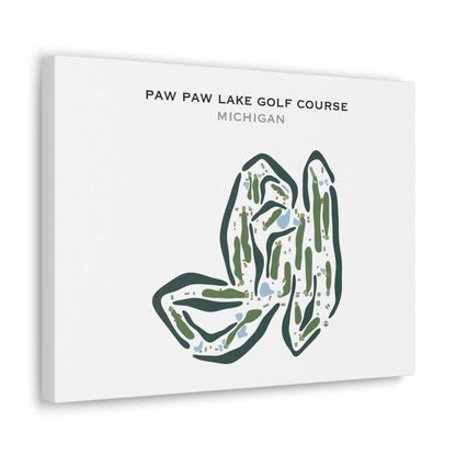 Paw Paw Lake Golf Course, Michigan - Printed Golf Courses