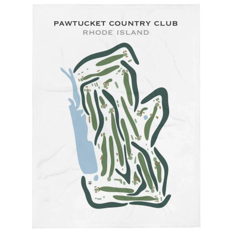 Pawtucket Country Club, Rhode Island - Printed Golf Courses