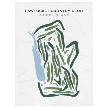 Pawtucket Country Club, Rhode Island - Printed Golf Courses