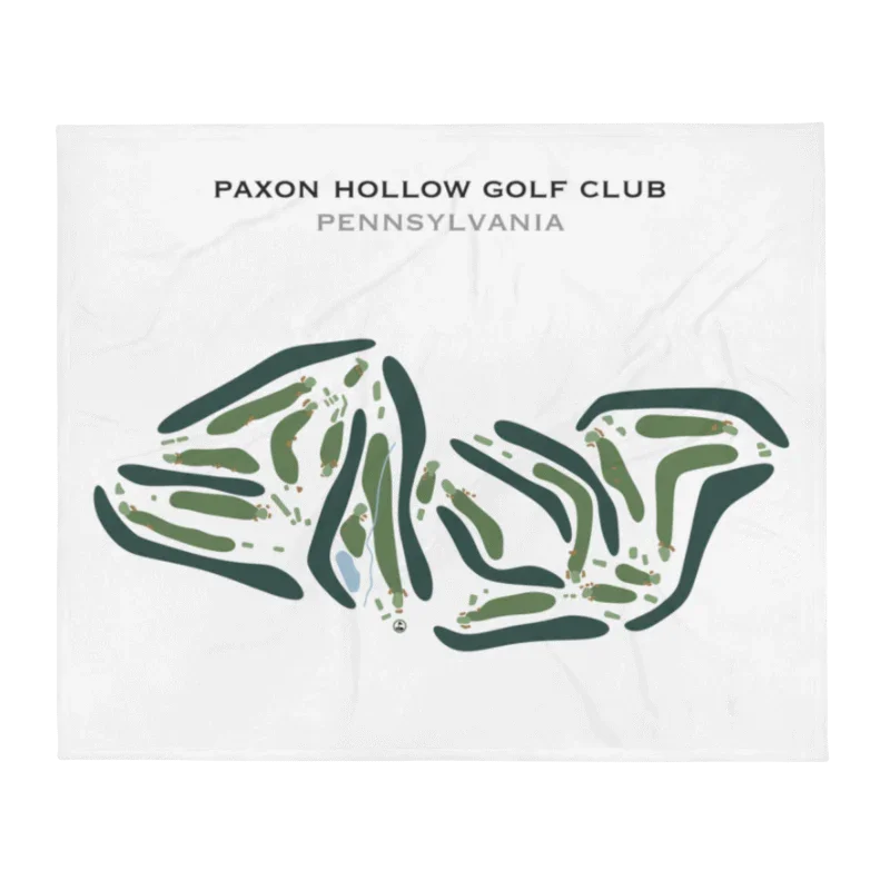 Paxon Hollow Golf Club, Pennsylvania - Printed Golf Courses