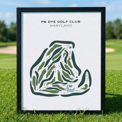 PB Dye Golf Club, Maryland - Printed Golf Courses