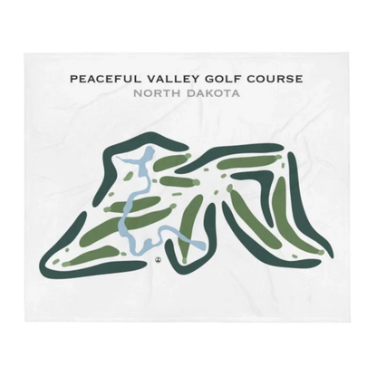Peaceful Valley Golf Course, North Dakota - Printed Golf Courses