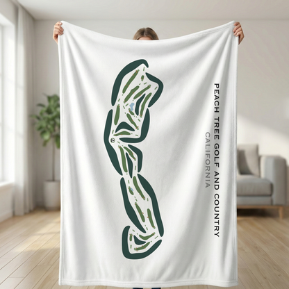 Peach Tree Golf & Country Club, California - Printed Golf Courses