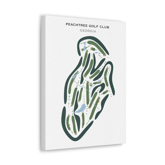 Peachtree Golf Club, Georgia - Printed Golf Courses