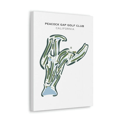 Peacock Gap Golf Club, California - Printed Golf Courses