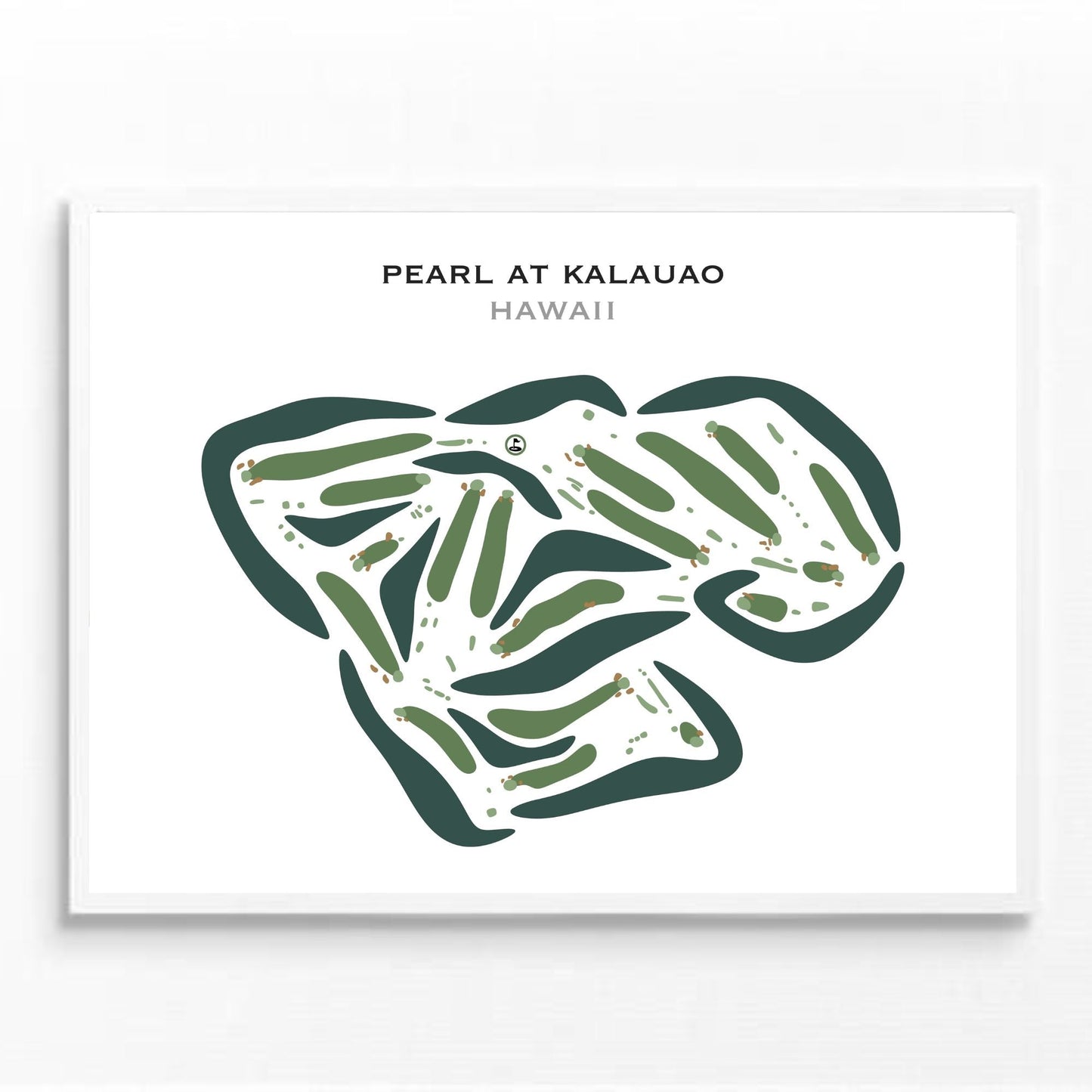 Pearl At Kalauao, Hawaii - Printed Golf Courses