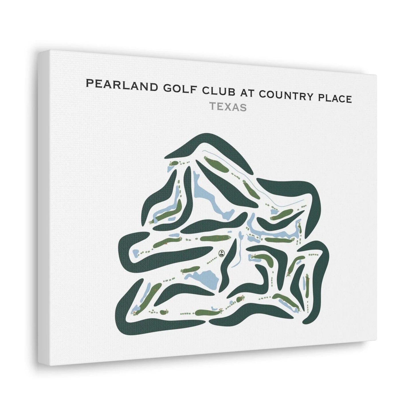 Pearland Golf Club at Country Place, Texas - Printed Golf Courses