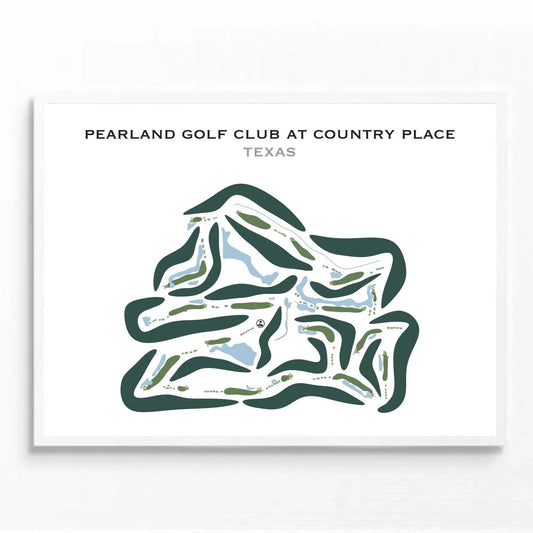 Pearland Golf Club at Country Place, Texas - Printed Golf Courses