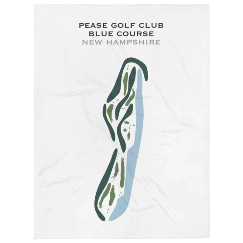 Pease Golf Club, Blue Course, New Hampshire - Printed Golf Course