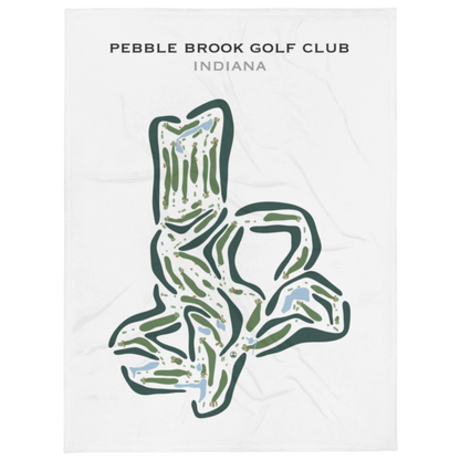 Pebble Brook Golf Club, Indiana - Printed Golf Courses
