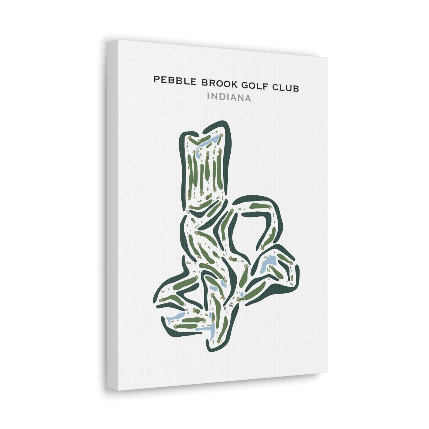 Pebble Brook Golf Club, Indiana - Printed Golf Courses