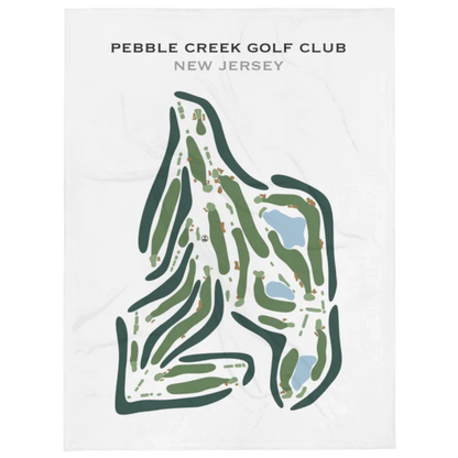 Pebble Creek Golf Club, New Jersey - Printed Golf Course