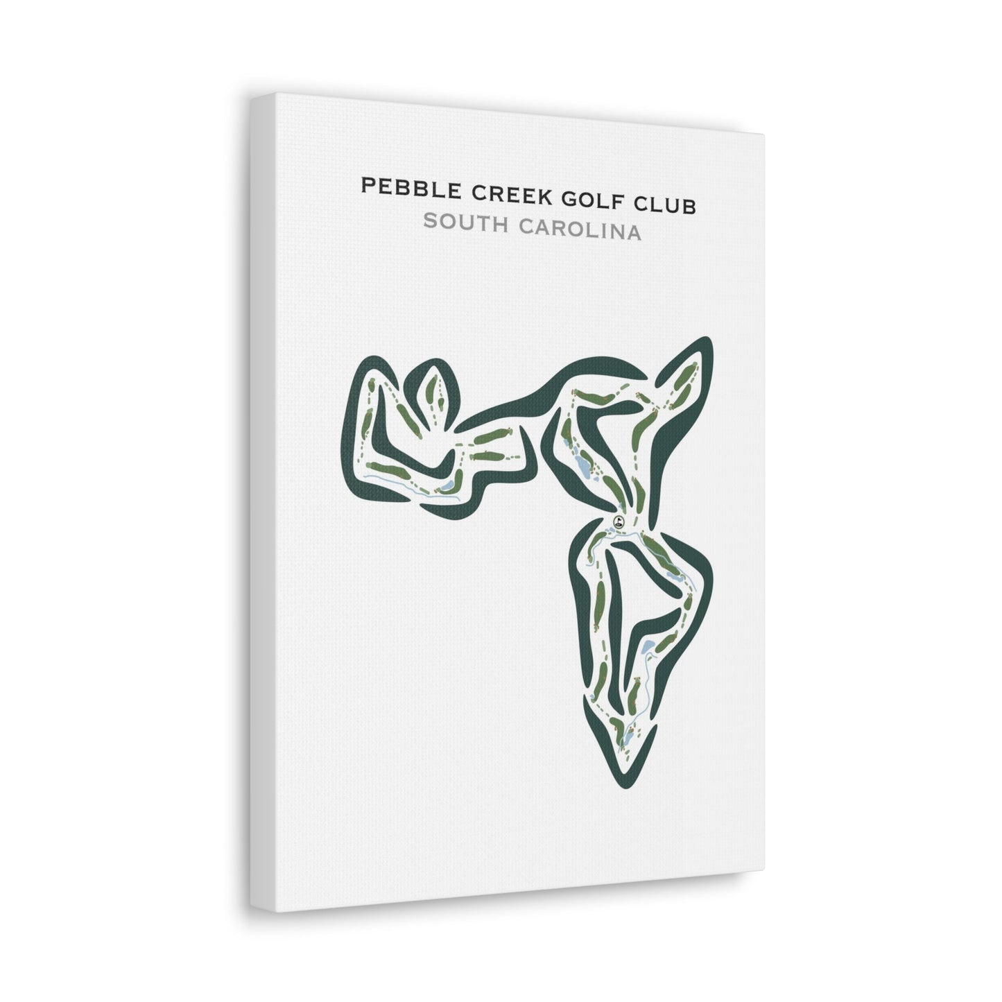 Pebble Creek Golf Club, South Carolina - Printed Golf Courses