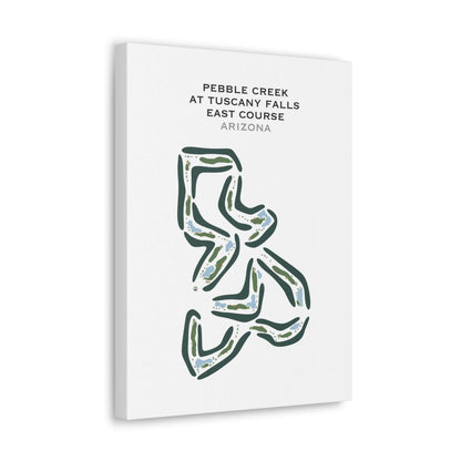 Pebble Creek at Tuscany Falls - East Course, Arizona - Printed Golf Courses