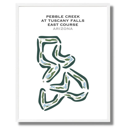 Pebble Creek at Tuscany Falls - East Course, Arizona - Printed Golf Courses