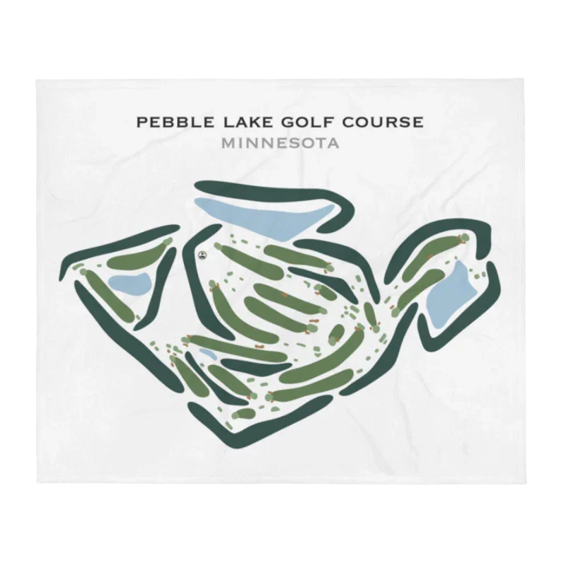 Pebble Lake Golf Course, Minnesota - Printed Golf Courses