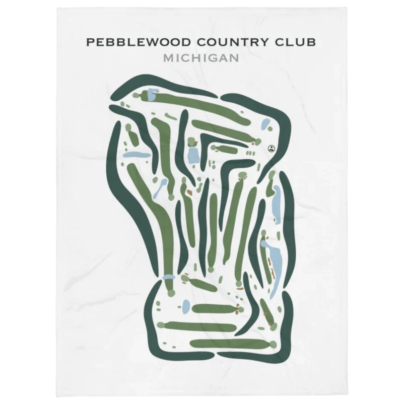 Pebblewood Country Club, Michigan - Printed Golf Courses