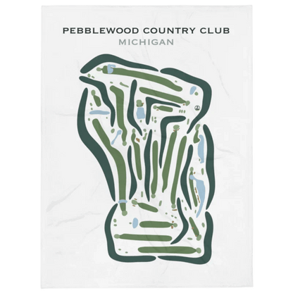Pebblewood Country Club, Michigan - Printed Golf Courses