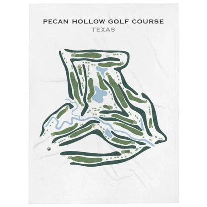 Pecan Hollow Golf Course, Texas - Printed Golf Course