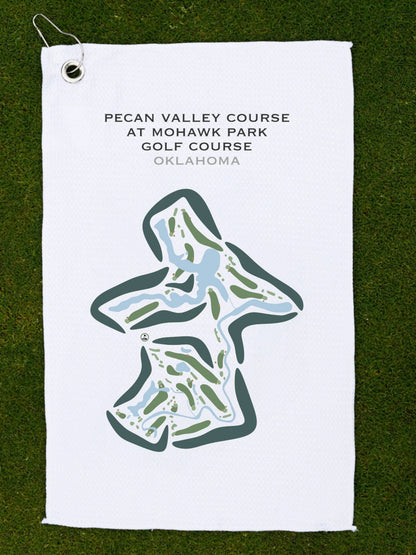 Pecan Valley Course at Mohawk Park Golf Course, Oklahoma - Printed Golf Courses