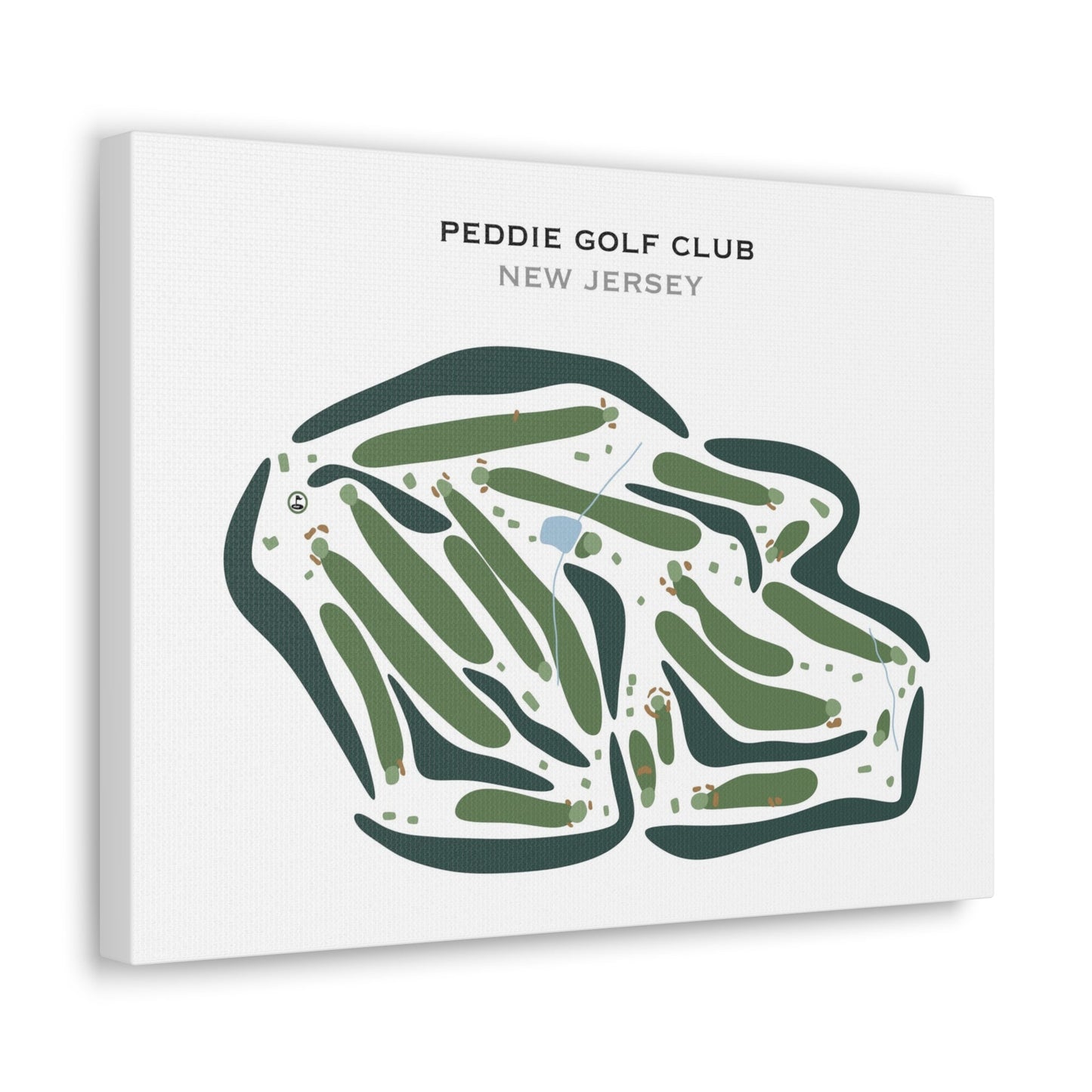 Peddie Golf Club, New Jersey - Printed Golf Courses