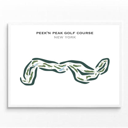 Peek'n Peak Golf Course, New York - Printed Golf Courses