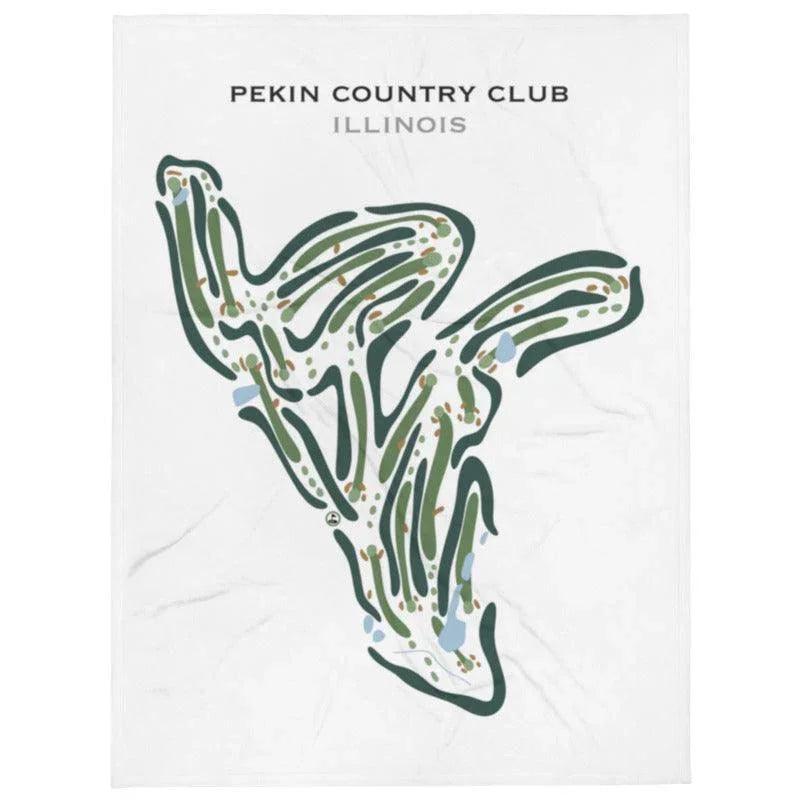 Pekin Country Club, Illinois - Printed Golf Courses