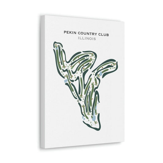 Pekin Country Club, Illinois - Printed Golf Courses