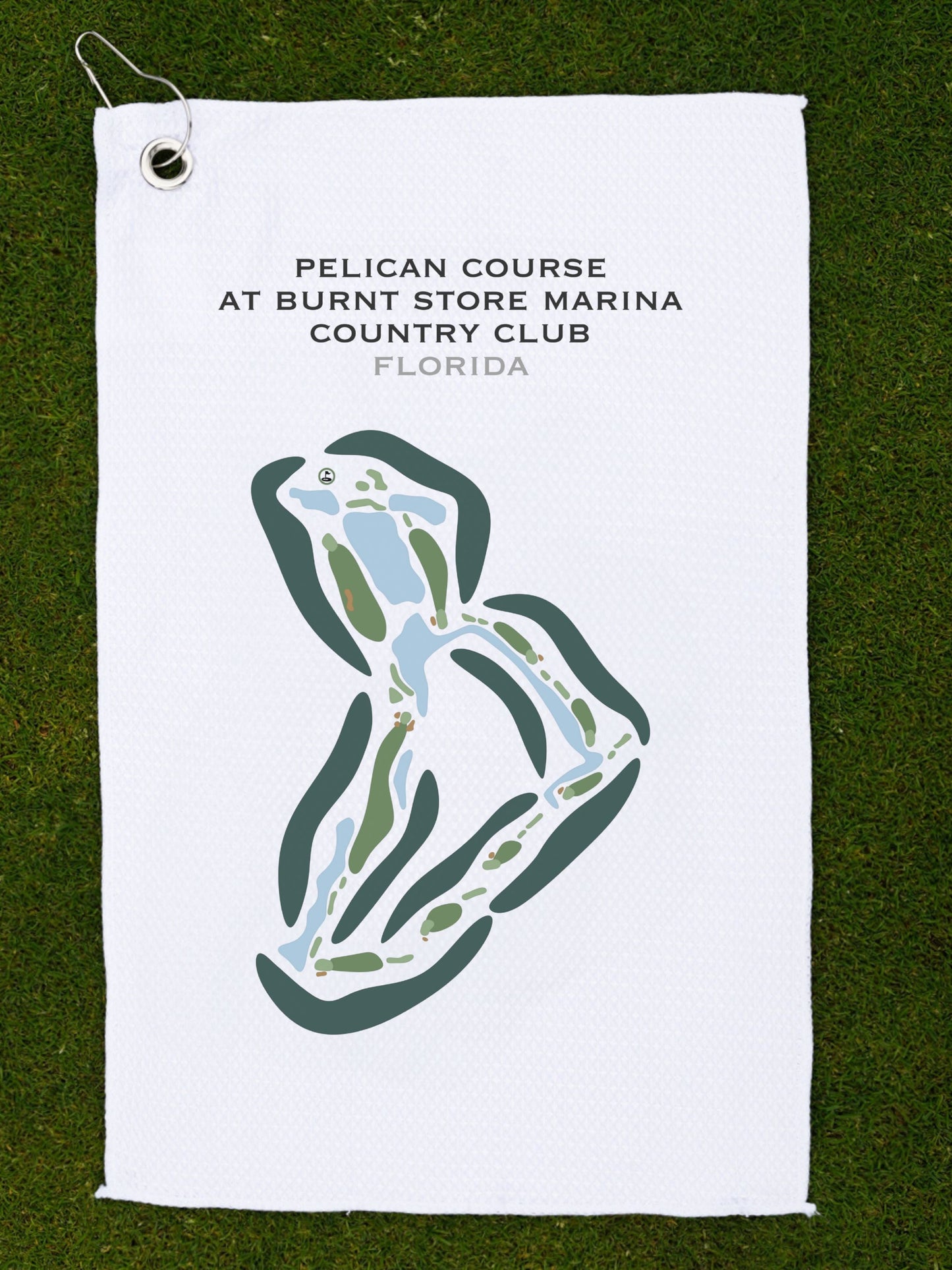 Pelican Course at Burnt Store Marina Country Club, Florida - Printed Golf Courses