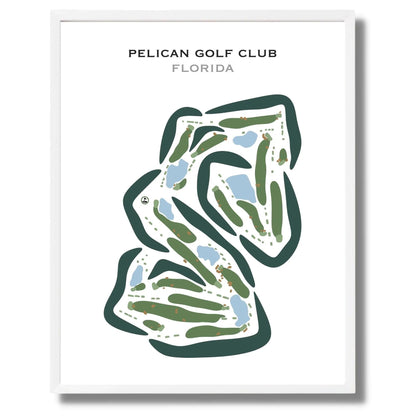 Pelican Golf Club, Florida - Printed Golf Course