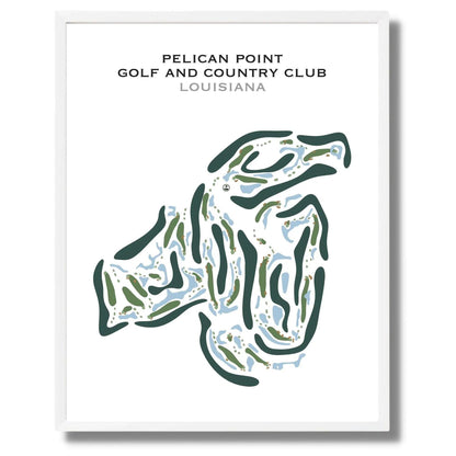 Pelican Point Golf & Country Club, Louisiana - Printed Golf Courses