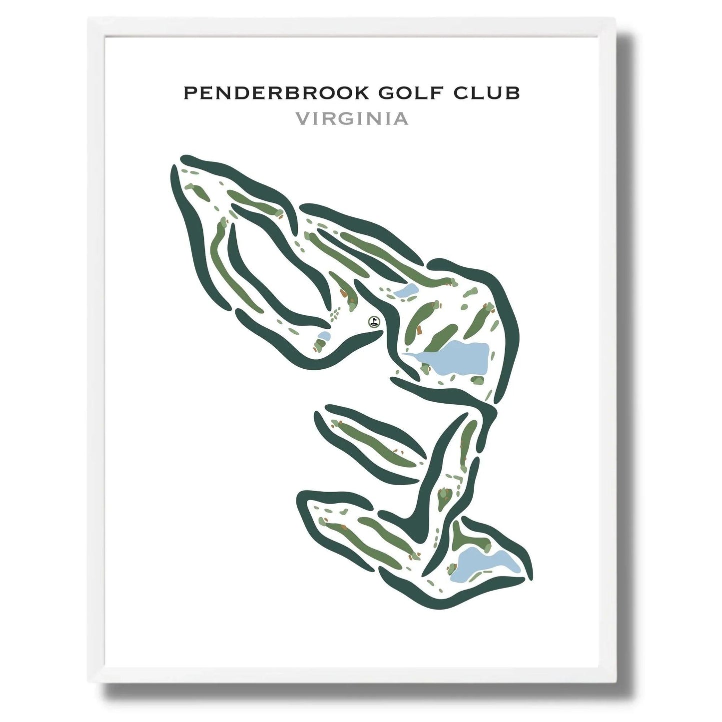 Penderbrook Golf Club, Virginia - Printed Golf Courses