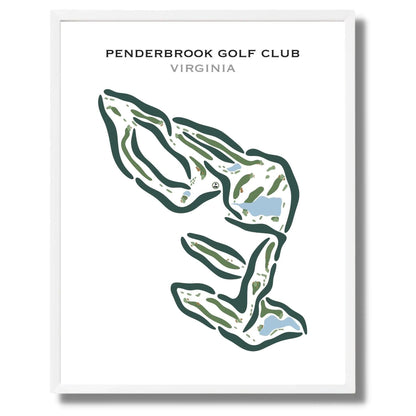Penderbrook Golf Club, Virginia - Printed Golf Courses