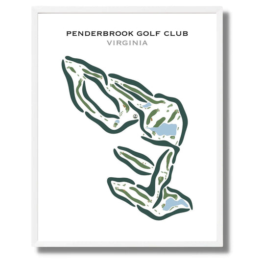 Penderbrook Golf Club, Virginia - Printed Golf Courses