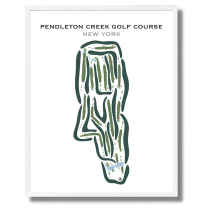 Pendleton Creek Golf Course, New York - Printed Golf Courses