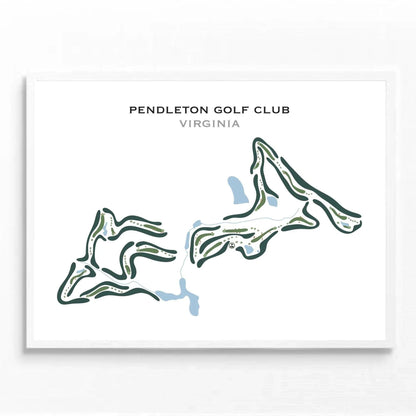 Pendleton Golf Club, Virginia - Printed Golf Courses