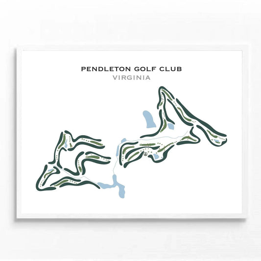 Pendleton Golf Club, Virginia - Printed Golf Courses