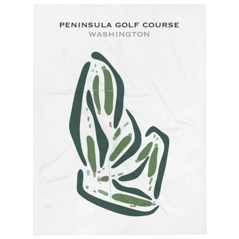 Peninsula Golf Course, Washington - Printed Golf Courses