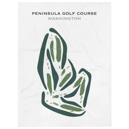 Peninsula Golf Course, Washington - Printed Golf Courses