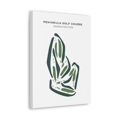 Peninsula Golf Course, Washington - Printed Golf Courses