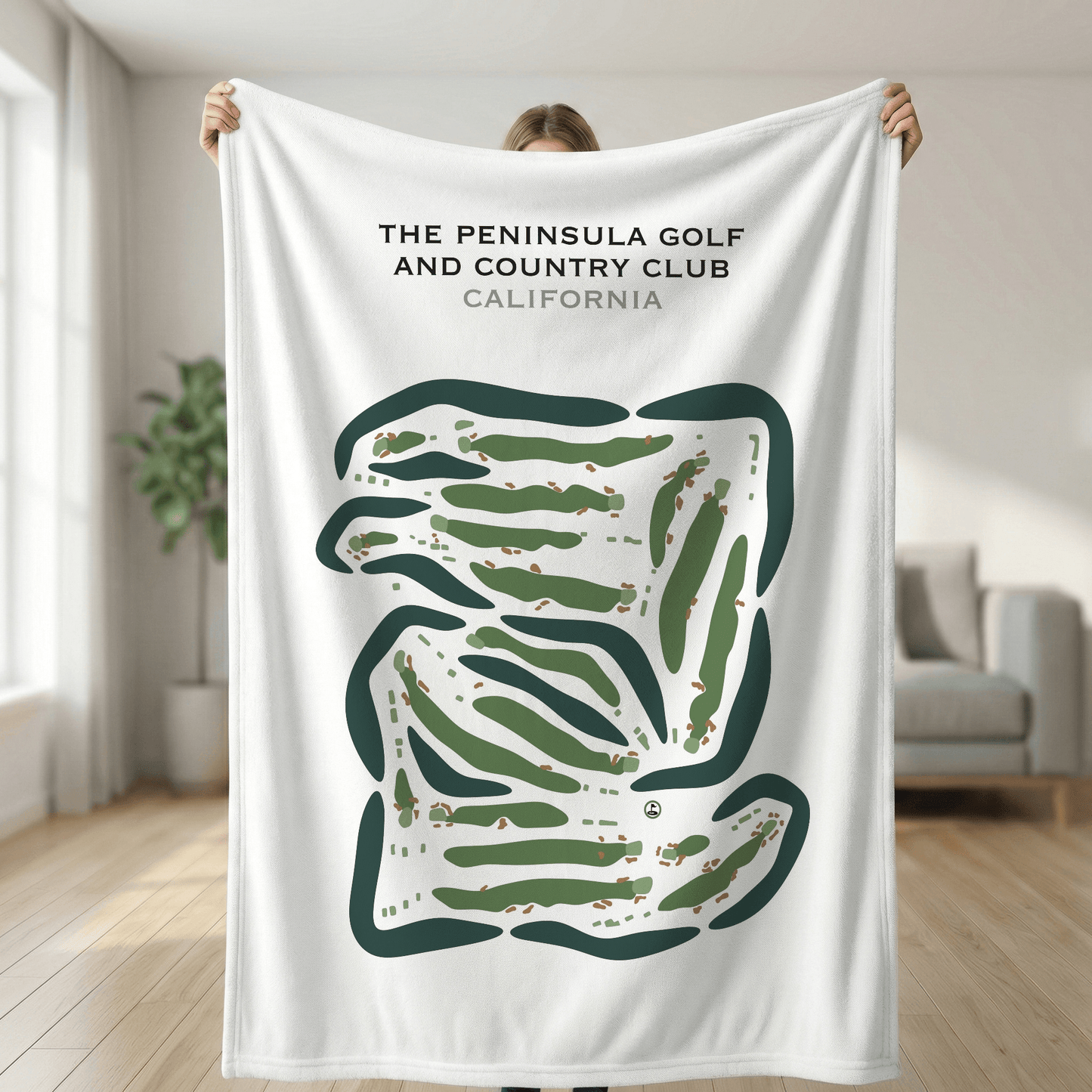 The Peninsula Golf & Country Club, California - Printed Golf Courses