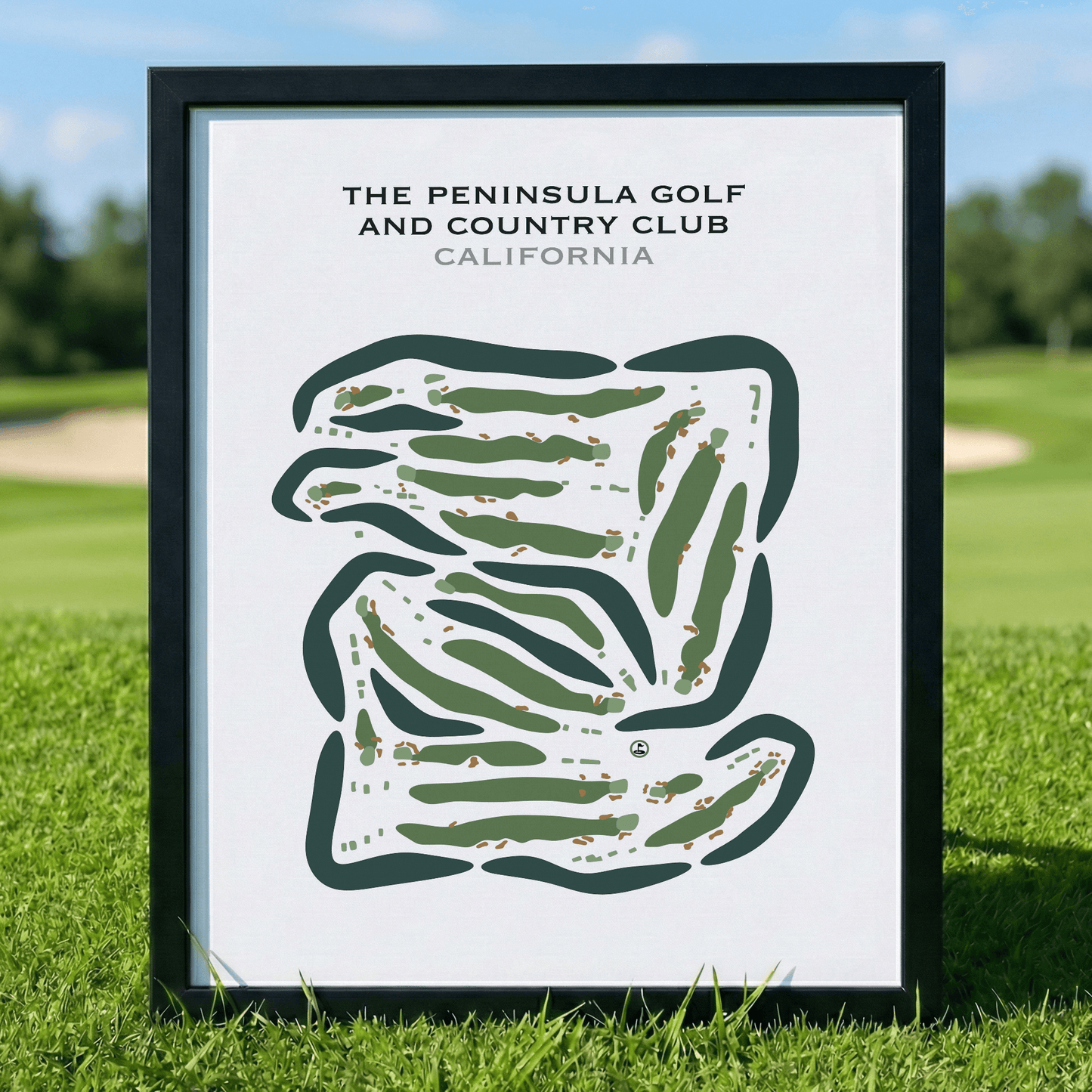 The Peninsula Golf & Country Club, California - Printed Golf Courses
