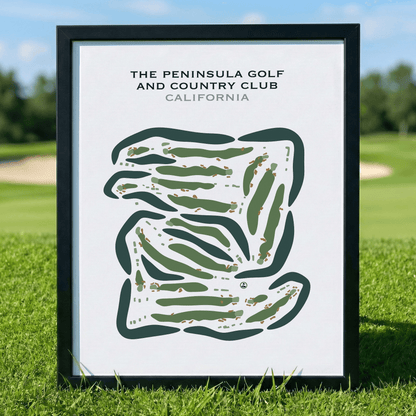 The Peninsula Golf & Country Club, California - Printed Golf Courses