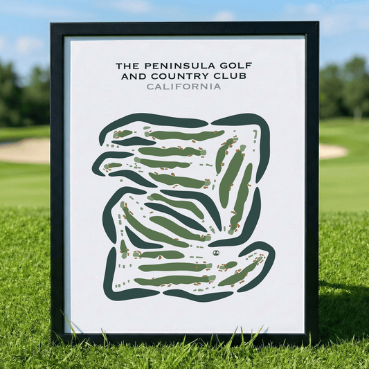 The Peninsula Golf & Country Club, California - Printed Golf Courses