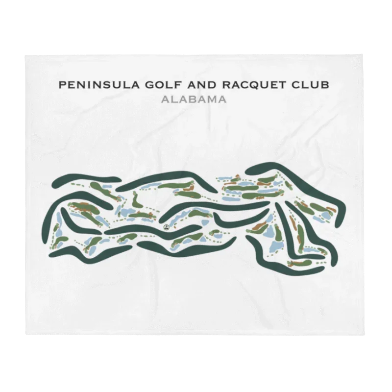 Peninsula Golf & Racquet Club, Alabama - Printed Golf Courses