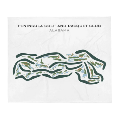 Peninsula Golf & Racquet Club, Alabama - Printed Golf Courses