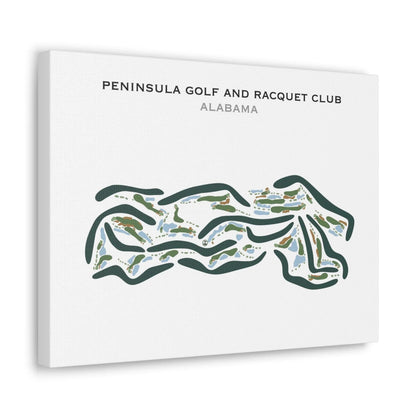 Peninsula Golf & Racquet Club, Alabama - Printed Golf Courses
