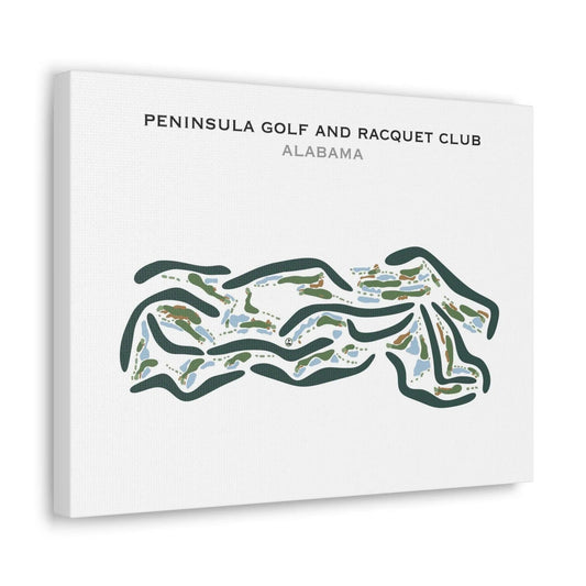 Peninsula Golf & Racquet Club, Alabama - Printed Golf Courses